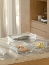 Stelton Pilastro ildfast form 40,8x24,4 cm klar