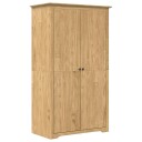 vidaXL Garderobeskap med lagring BODO Honning brun 53,5 x 99 x 173 cm