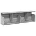  Veggskap 100x20x30 cm grå sonoma konstruert tre