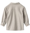 Wheat Shirt L/S Oscar   GREYBROWN CHECK   86