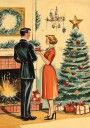Retro Christmas Plakat Plakat / 30x40cm