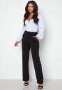 Vero Moda Vmzamira Bukse Slim Fit Rette Bein Svart M/32