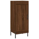vidaXL Skjenk brun eik 34,5x34x90 cm konstruert tre