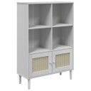  Bokhylle SENJA hvit 90x35x130 cm heltre furu 8721012134782