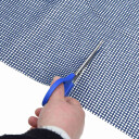 vidaXL Teppe til telt Blå 400 × 350 cm Polyester