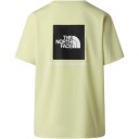 The North Face W Evolution Box Nse Relaxed Short Sleeve Lemon Mist S