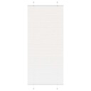 plisségardin Hvit 85x200 cm Stoff Bredde 84,4 Polyester