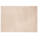  Kunstpels Kanin Teppe Olite Gråbrun 200 x 280 cm Polyester