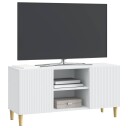  TV skap Hvit 102 x 34,5 x 50 cm Konstruert tre