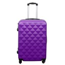 Borg Living Tilbud koffert - Hardcase - Str. Medium - Diamant Lilla - Smart reisekoffert
