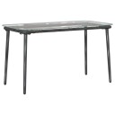  Hagebord Svart 80 x 40 x 45 cm Poly rattan