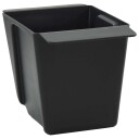 vidaXL Blomsterkasser for Euro paller 12 pcs Svart 14 x 9 x 9,5 cm