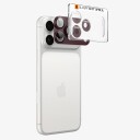 Spigen Optik Pro XL Skjermbeskytter til iPhone 18 Pro - Mørk Kirsebær