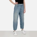 Amish Dame Jeans Blå W28,