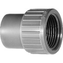 32 mm x 1" ABS overgangshylse/nippel