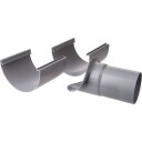 Plastmo tut - justerbar, 11", Ø90mm, grå