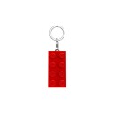 LEGO Nøkkelring 2x4 Rød med LED-Lys for Gadgets