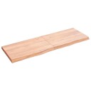 Benkeplate til bad lysebrun 120x40x 2-4  cm behandlet heltre