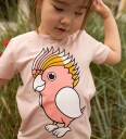 DYR T skjorte   AnimalGrowl T   Lt Rose Papegøyeeier   DYR   6 år (116)   T skjorte   Rosa