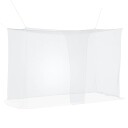 vidaXL Myggnett for seng 156 mask 3 pcs Hvit Polyester