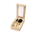 Lenoites Wild Boar Hair Brush with Cleaning Tool - Limited Edition