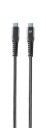 CellularLine Tetra Force ladekabel USB-C til USB-C 1,2m - Svart