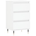vidaXL Skjenk hvit 40x35x70 cm konstruert tre