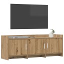  TV skap 130 x 33 x 47 cm Artisan eik Konstruert tre