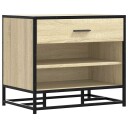  Skobenk sonoma eik 60x40x53,5 cm konstruert tre og metall 8721102842795