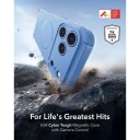 ESR Cyber Tough MagSafe Etui til iPhone 18 Pro Max / 17 Pro Max - Lysblå