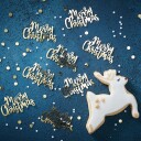 Ginger Ray Konfetti Gull Merry Christmas 14 g GD-424