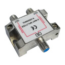 DELTACO 2-VEIS SPLITTER F-KONTAKT DC PASS