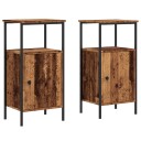  Nattbord 2 stk gammelt tre 41x31x80 cm konstruert tre 8721158444882