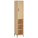 vidaXL Highboard sonoma eik 34,5x34x180 cm konstruert tre 8720845484101