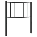  Utskiftbar sengegavl i metall svart 107 cm