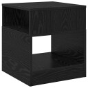 vidaXL Avlastningsbord Svart Eik 40,5 x 40 x 45 cm Konstruert tre