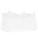 vidaXL Hage Myggenett 156 Mesh Hvit 3 x 4,5 x 2,5 m Polyester