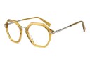Briller Hala fra eo Selection Gul Acetate|Metal Rund Medium