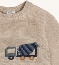 Hust and Claire Genser   Strikk   HcPelle   Beige Melange   Hust and Claire   2 år (92)   Genser