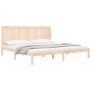 vidaXL Sengeramme heltre furu 200x200 cm