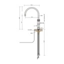 Quooker Classic Fusion Rd. Set M.3L Messing