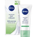 Nivea Mattifying Day Cream 50 ml - Fuktighetsgivende Dagkrem for Kombinert og Fet Hud