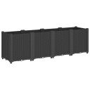Plantekasse svart 160x40x53 cm PP