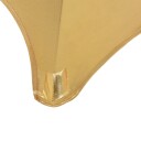 vidaXL Bordduker stretch 2 stk 80 cm gull