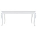 vidaXL Spisebord 179x89x81 cm høyglans hvit