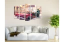 Veggdekorasjon Canvas Bilde 5 delt  