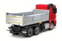 Tamiya 56361 MB AROCS 3348 6X4 TIPPER TRUCK PAINTED RED