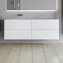Copenhagen Bath SQ2 Servantskap 160 160x45x60 cm med servant Hvit Matt