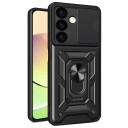 INCOVER Samsung Galaxy S24 Deksel med Magnetisk Kickstand Og Cam Slider - Svart