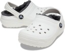 Crocs Classic Fôrede Tøfler Hvit/Grå 30-31